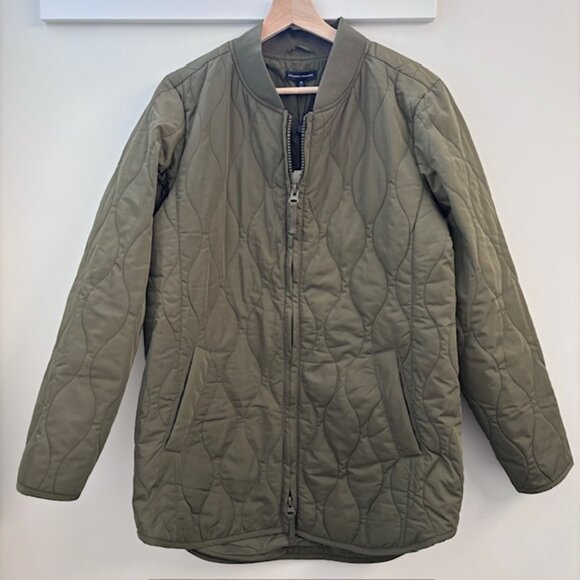 Universal Standard Hudson Quilted Coat - Colour Ivy - Size XS (10-12) - Picture 7 of 7